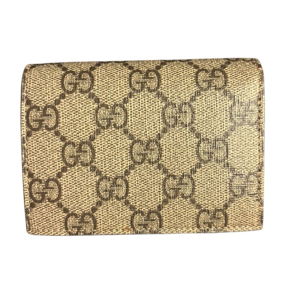 AUTHENTIC Gucci GG Supreme Cherry Card Case Wallet - FULL SET - Pristine! - Picture 4 of 13